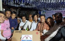 নাঙ্গলকোটে আনোয়ার ভূঁইয়া ফুটবল একাডেমির ডাবল এলইডি ফুটবল টুর্নামেন্ট ফাইনাল খেলা অনুষ্ঠিত