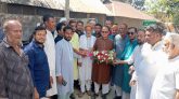 নাঙ্গলকোটে নজির আহমেদ ভূঁইয়ার আগমন উপলক্ষে নেতাকর্মীদের মোটর শোভাযাত্রা ও ফুলেল সংবর্ধনা 