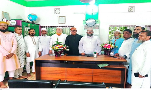 নাঙ্গলকোট আফছারুল উলুম কামিল মাদ্রাসার নবগঠিত গভনিং বডির  পরিচিতি সভা 