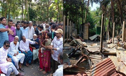 জোড্ডা পূর্ব ইউনিয়নের পানকরা অগ্নিকান্ডে ক্ষতিগ্রস্ত পরিবারের পাশে বিএনপির কেন্দ্রীয় নেতা মোবাশ্বের আলম ভূঁইয়া 
