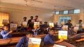 নাঙ্গলকোটে ছাত্রদলের উদ্যোগে শিক্ষা সামগ্রী বিতরণ