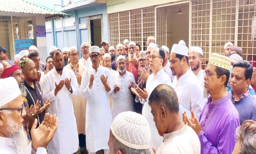 মহানগর যুবদল নেতা সাজ্জাদ হোসেনের পিতা মোহাম্মদ আলী আকবরের দাফন সম্পন্ন