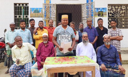 নাঙ্গলকোটে বিএনপি নেতা জাহাঙ্গীর আলমকে জড়িয়ে অপ-প্রচারের প্রতিবাদে সংবাদ সম্মেলন 