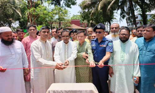 নাঙ্গলকোট থানা মসজিদের ভিত্তিপ্রস্তর স্থাপন  ও আইনশৃঙ্খলা নিয়ন্ত্রণ সভা