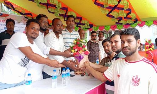 নাঙ্গলকোটের আলমাস ডেনিম ফ্যাশন চৌকুড়ী প্রিমিয়ার লিগ ৭তম আসরের শুভ উদ্বোধন