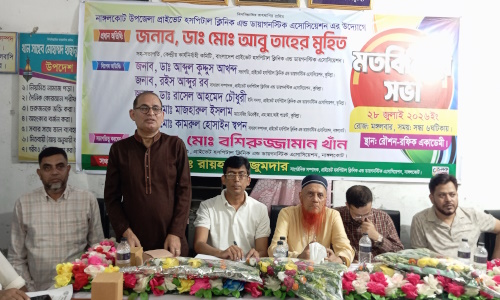 নাঙ্গলকোট উপজেলা প্রাইভেট হসপিটাল ক্লিনিক এন্ড ডায়াগনস্টিক এসোসিয়েশনের মতবিনিময় সভা 