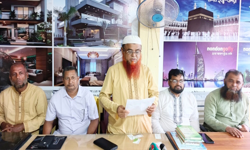 নাঙ্গলকোট বাজার নির্বাচনে সাধারণ সম্পাদক পদে রিকশা প্রতীকের প্রার্থী ইস্রাফিল খাঁনের নির্বাচনী ইশতেহার ঘোষণা